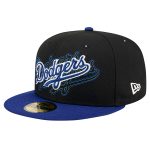 LA Jersey Shop – mens los angeles dodgers new era black shadow stitch 59fifty fitted hat with Classic Design and Perfect Fit