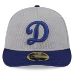 LA Jersey Shop – mens los angeles dodgers new era gray 2025 batting practice low profile 59fifty fitted hat with Classic Design and Perfect Fit