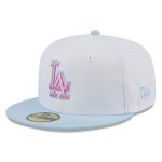 LA Jersey Shop – mens los angeles dodgers new era light blue spring color basic two-tone 59fifty fitted hat with Classic Design and Perfect Fit